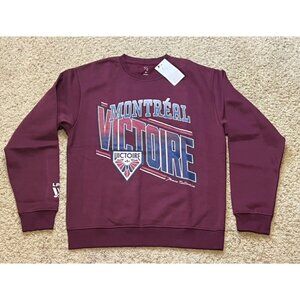 Montreal Victoire PWHL Peace Collective Crewneck Sweatshirt Size Unisex M New